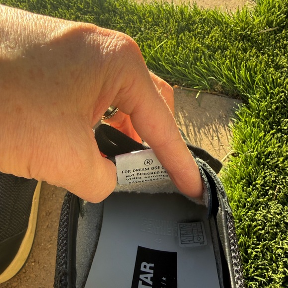 Authentic Black Gold Men's Golden Goose GGDB ballstar Sneakers leopard leather - Picture 11 of 14